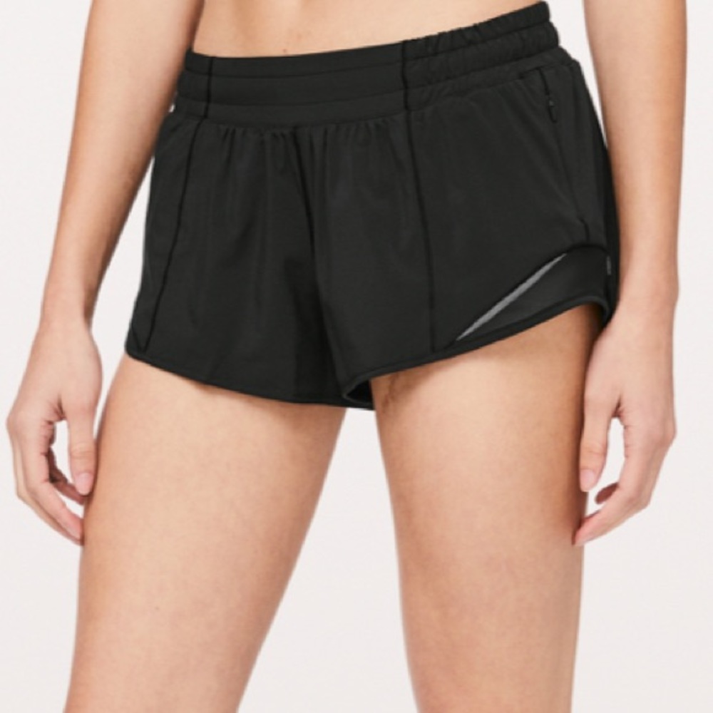 black lululemon shorts!